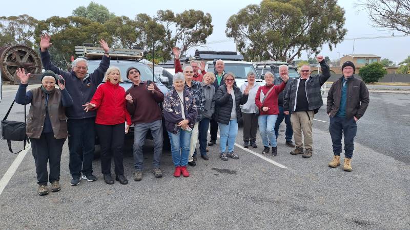 Group photo at start of Arnhem Land Trip by Rob Aitken